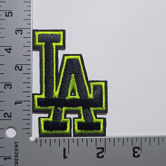 Iron On Patch-Crafts Material DIY Applique-LA-Los Angeles - Picture 2 of 3